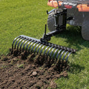 VEVOR Râteau Paysager Tracté 107 cm Râteau Déchaumeur Remorquable pour Attelage 3 Points VTT UTV Tracteurs de Pelouse Catégorie 1 Éliminer Débris, Chaume, Herbe Morte, avec Lame de Nivellement, Levier - image 9