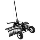 VEVOR Râteau Paysager Tracté 122 cm Râteau Déchaumeur Remorquable Compatible avec Tracteurs Utilitaires pour Entretien du Gazon, Aération de Pelouse, avec 24 Dents en Acier, Hauteur Angle Réglables - image 10